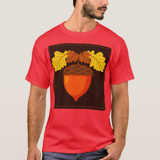 Cute Acorn Stamp T-Shirt