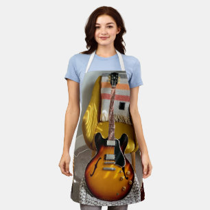 Cute Acoustic Guitar Apron