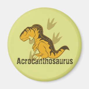 Cute Acrocanthosaurus Magnet