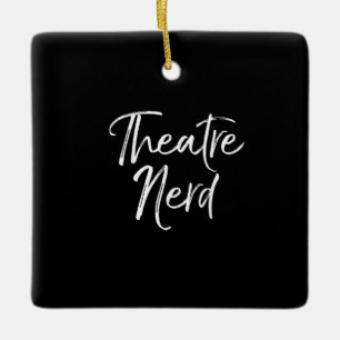 Cute Acting Acter Lover Actor Actress Nerd Ceramic Ornament
