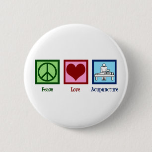 Cute Acupuncture 6 Cm Round Badge