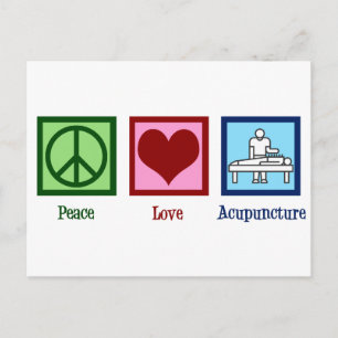 Cute Acupuncture Postcard
