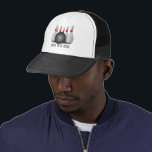 cute add text bowling lovers Trucker Hat<br><div class="desc">cute add text bowling lovers Trucker Hat</div>