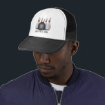 cute add text bowling lovers Trucker Hat<br><div class="desc">cute add text bowling lovers Trucker Hat</div>