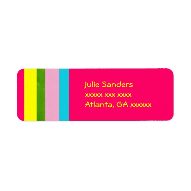 Cute Address Labels (Front)