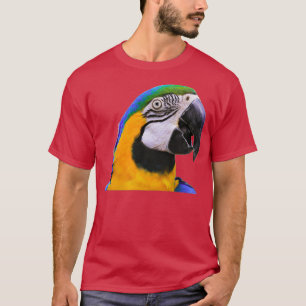 Cute adorable and colourful Macaw Bird T-Shirt