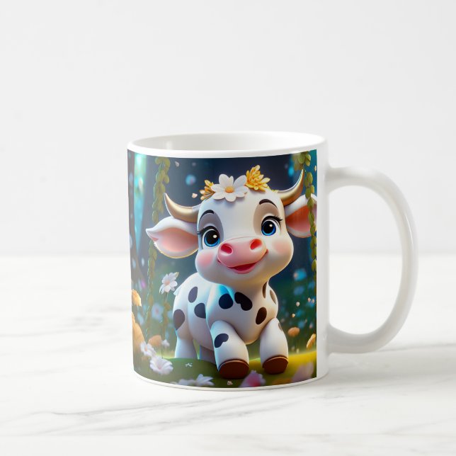 Cute Adorable Baby Animals Coffee Mug (Right)