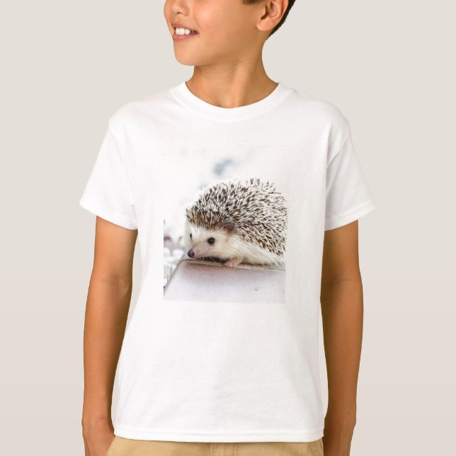 cute adorable baby hedgehog T-Shirt (Front)