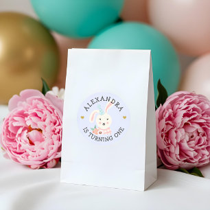 Cute Adorable Baby Rabbit Party Animal Classic Round Sticker