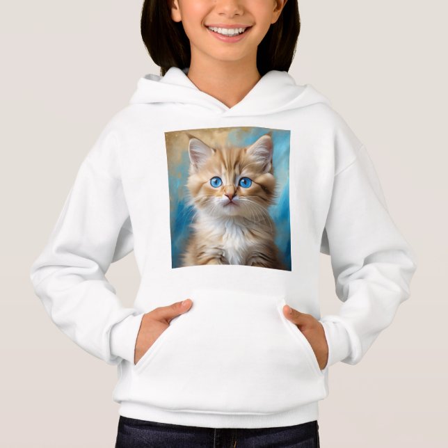 Cute Adorable Cat Portrait  (Front)