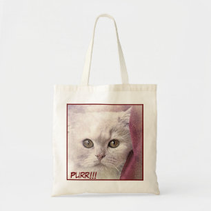 Cute Adorable Close-up Cat Picture Tote Bag