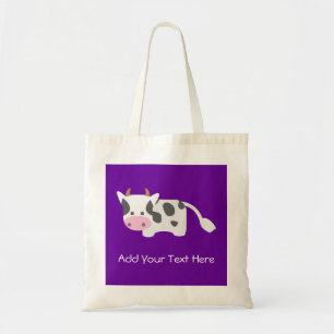 Cute & Adorable Cow Tote Bag