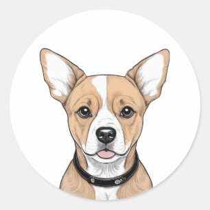 cute adorable dog sticker