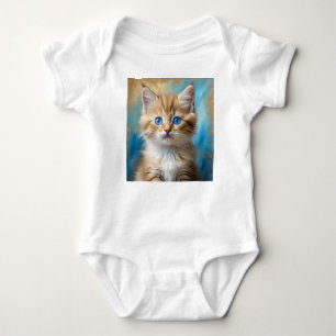 Cute Adorable Fluffy Cat-43096 Baby Bodysuit