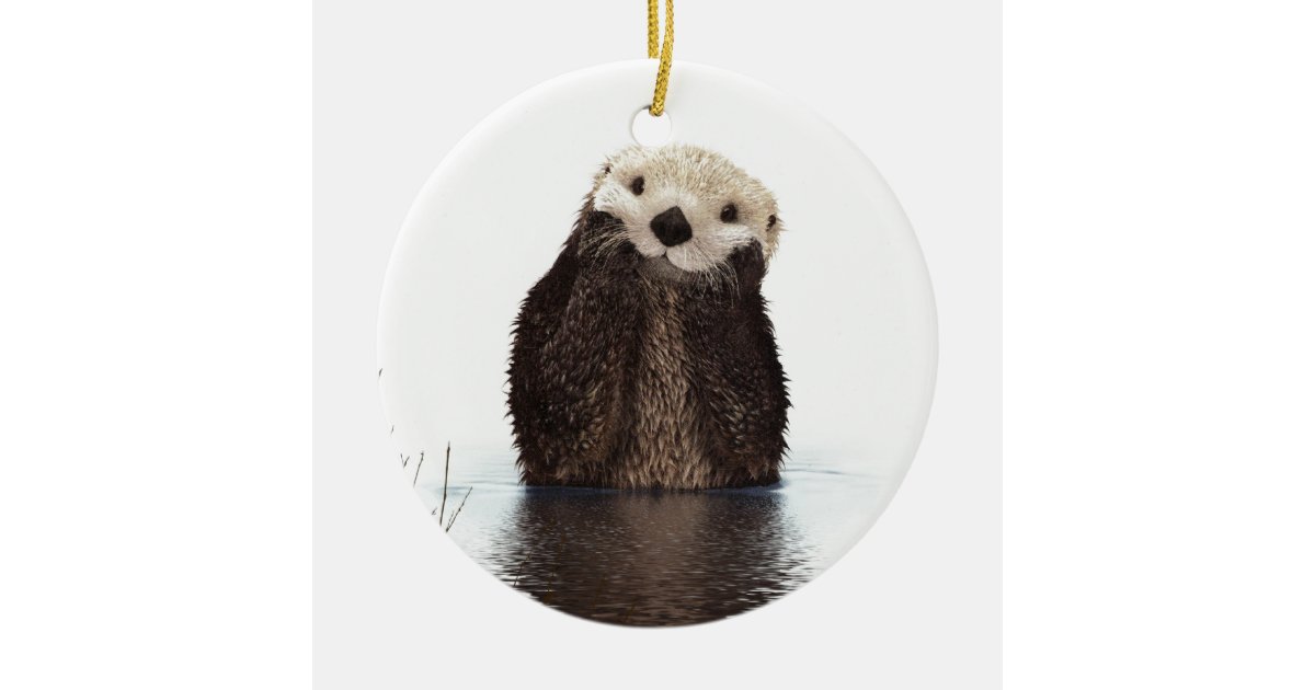 Otter Christmas Ornament 