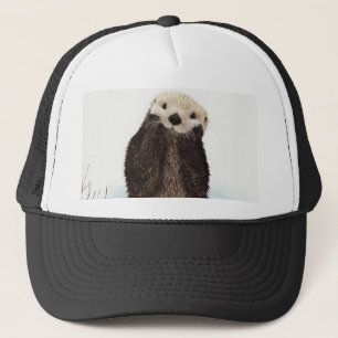 Cute Adorable Fluffy Otter Animal Trucker Hat