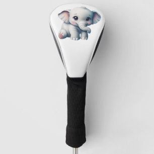 Cute Adorable Kawaii Baby Elephant Golf Head Cover