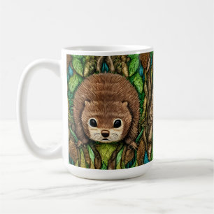 Cute Adorable Little Baby Beaver Coffee Mug