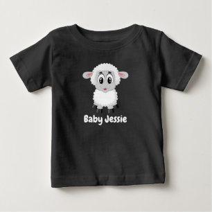 Cute Adorable Sheep and Seal Cub Graphic Baby T-Shirt