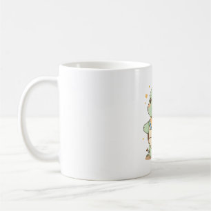 Cute Adventure Turtle Traveller Kawaii Design Coffee Mug