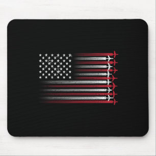 Cute Aeroplane Pilot Art For Men Women Aviation 4t Mouse Mat