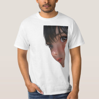 Cute Aesthetic Anime Girl T-Shirt