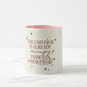 Cute Aesthetic Coffee Mug – Manifestation Quote & 
