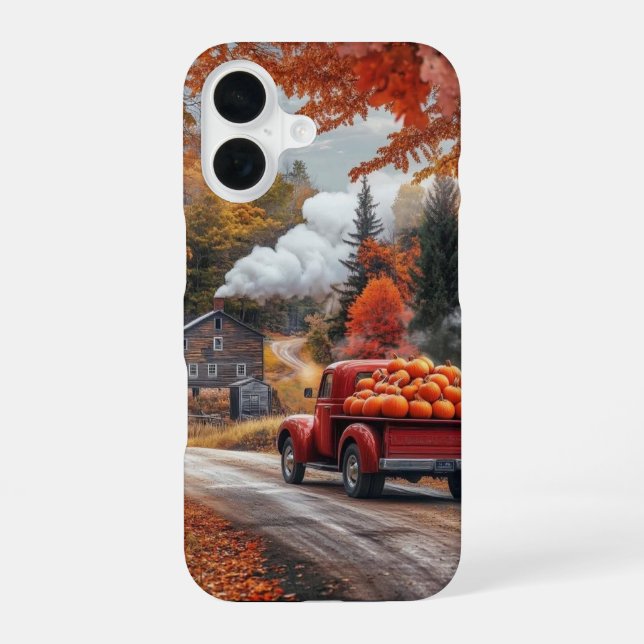 Cute Aesthetic Fall Wallpaper Ideas iPhone Designs 16 Case (Back)