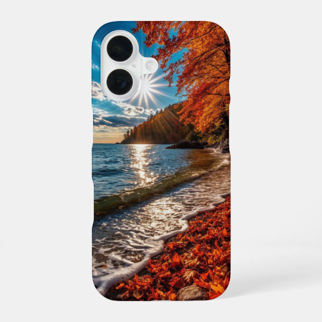 Cute Aesthetic Fall Wallpaper Ideas iPhone Designs 16 Case (Back)