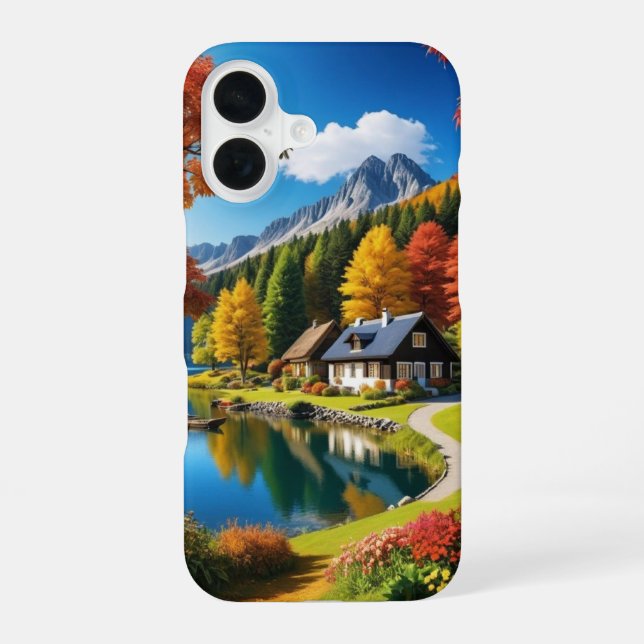 Cute Aesthetic Fall Wallpaper Ideas iPhone Designs 16 Case (Back)