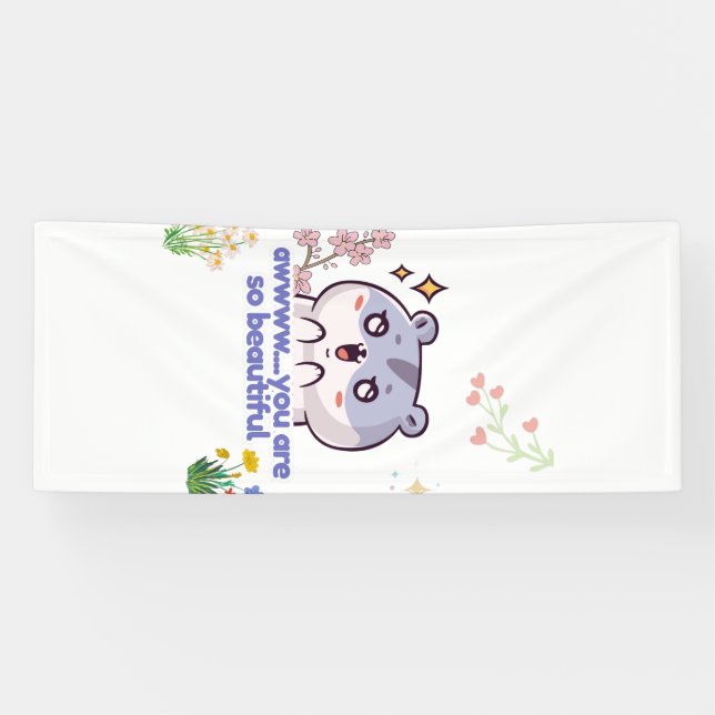 ​Cute Aesthetic Hamster Banner (Horizontal)