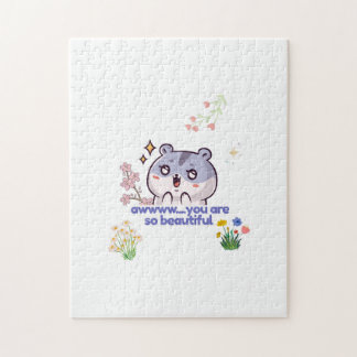 Cute Aesthetic Hamster Jigsaw Puzzle