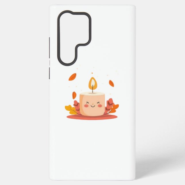 Cute Aesthetic Illustration Art Phone Case (Back)