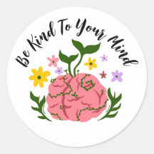 Cute Aesthetic Mental Health Sticker