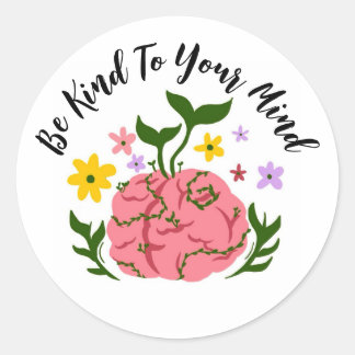 Cute Aesthetic Mental Health Sticker