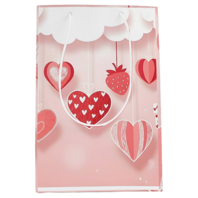 Cute Aesthetic Notebook Cover Medium Gift Bag (Front)