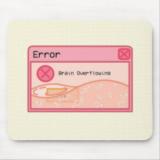 Cute aesthetic pastel pink mouse pad (error)