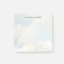 Cute aesthetic rainbow Dot Grid Personalised Name