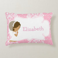 Cute African American Girl Praying and Poem