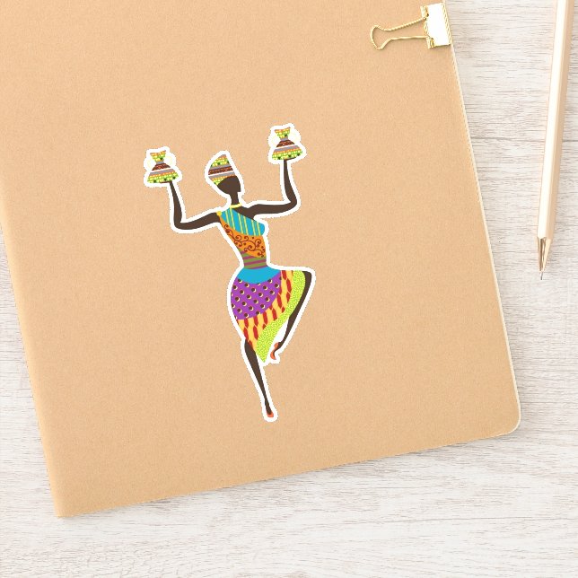 Cute African lady art (Notebook)