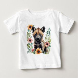 Cute African painted dog, wild African dog Baby T-Shirt