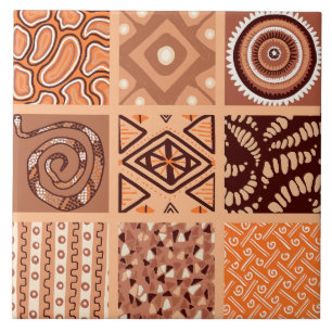 Cute African style pattern  Tile