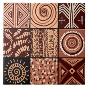 Cute African style pattern  Tile