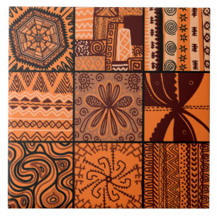 Cute African style pattern  Tile