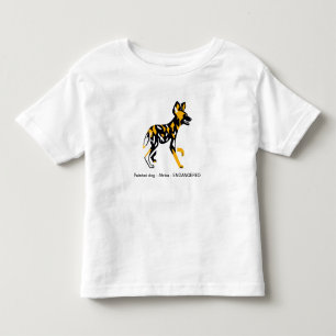 Cute African wild dog -Painted dog -Animal lover Toddler T-Shirt