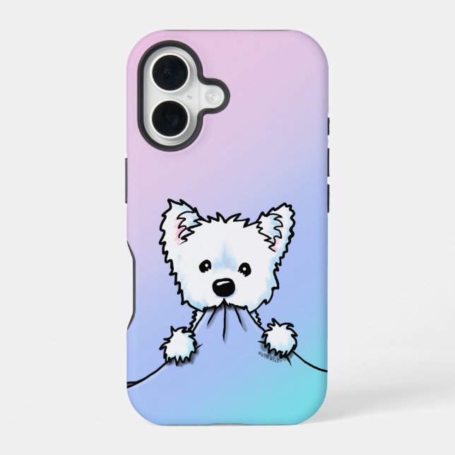 Cute Aggression Westie  iPhone 16 Case (Back)
