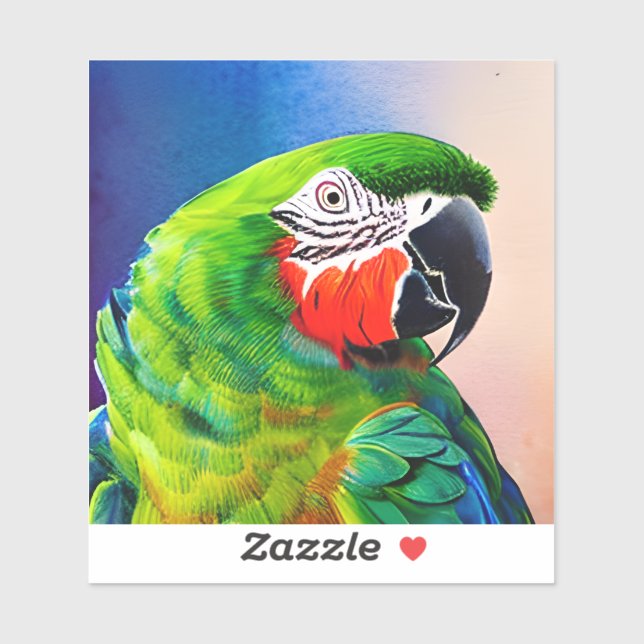 Cute AI Generated Parrot (Sheet)