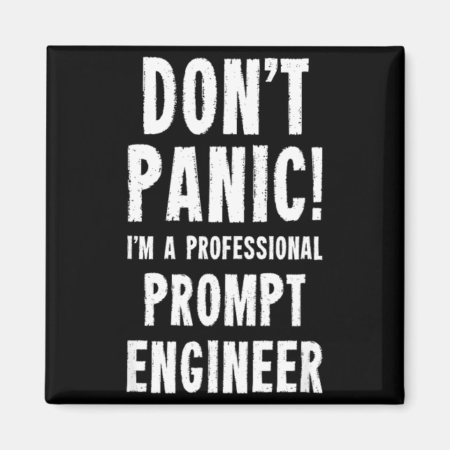 Cute Ai Prompt Engineer Magnet (Front)