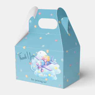 Cute Airplane New Arrival Baby Shower Favour Box