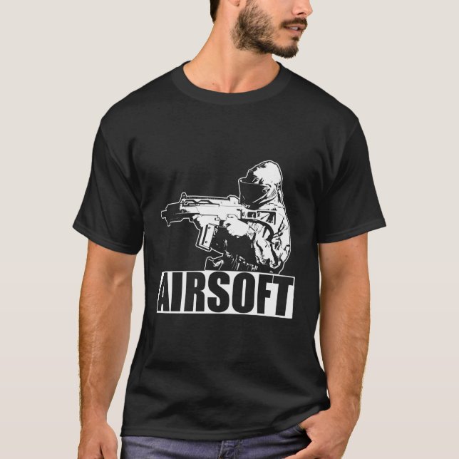 Cute Airsoft Combat Paintball For Men And Women T-Shirt (Front)